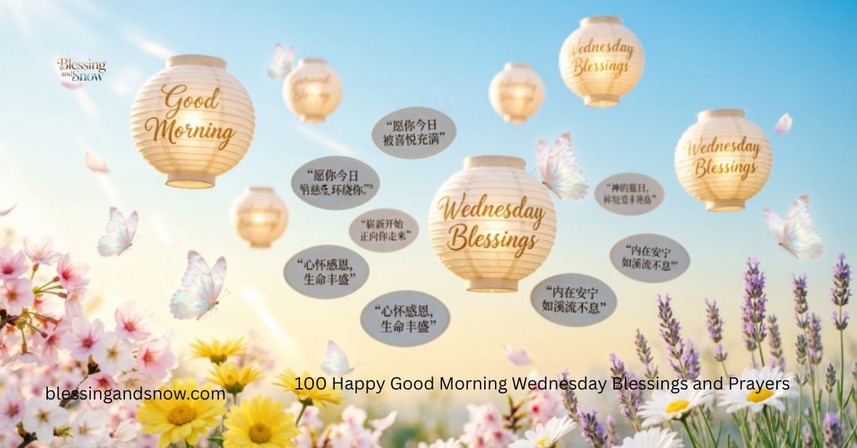 100 Happy Good Morning Wednesday Blessings and Prayers