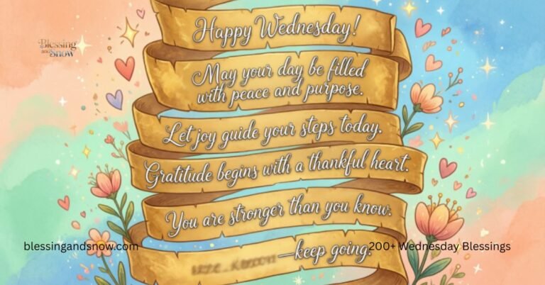 200+ Wednesday Blessings and Prayers for a Happy Wednesday