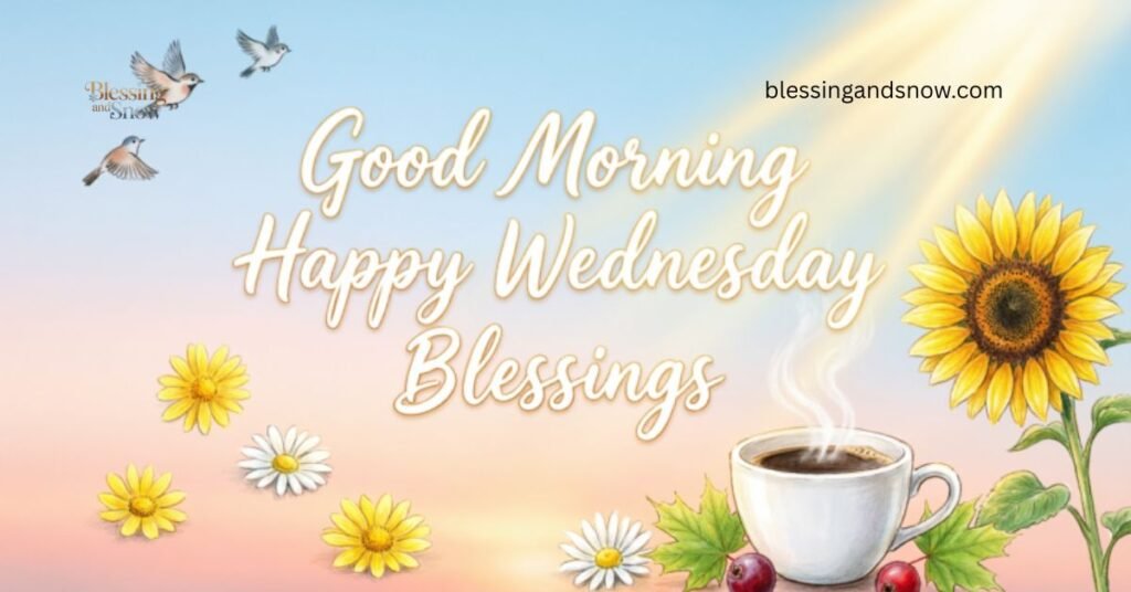 Good Morning Happy Wednesday Blessings