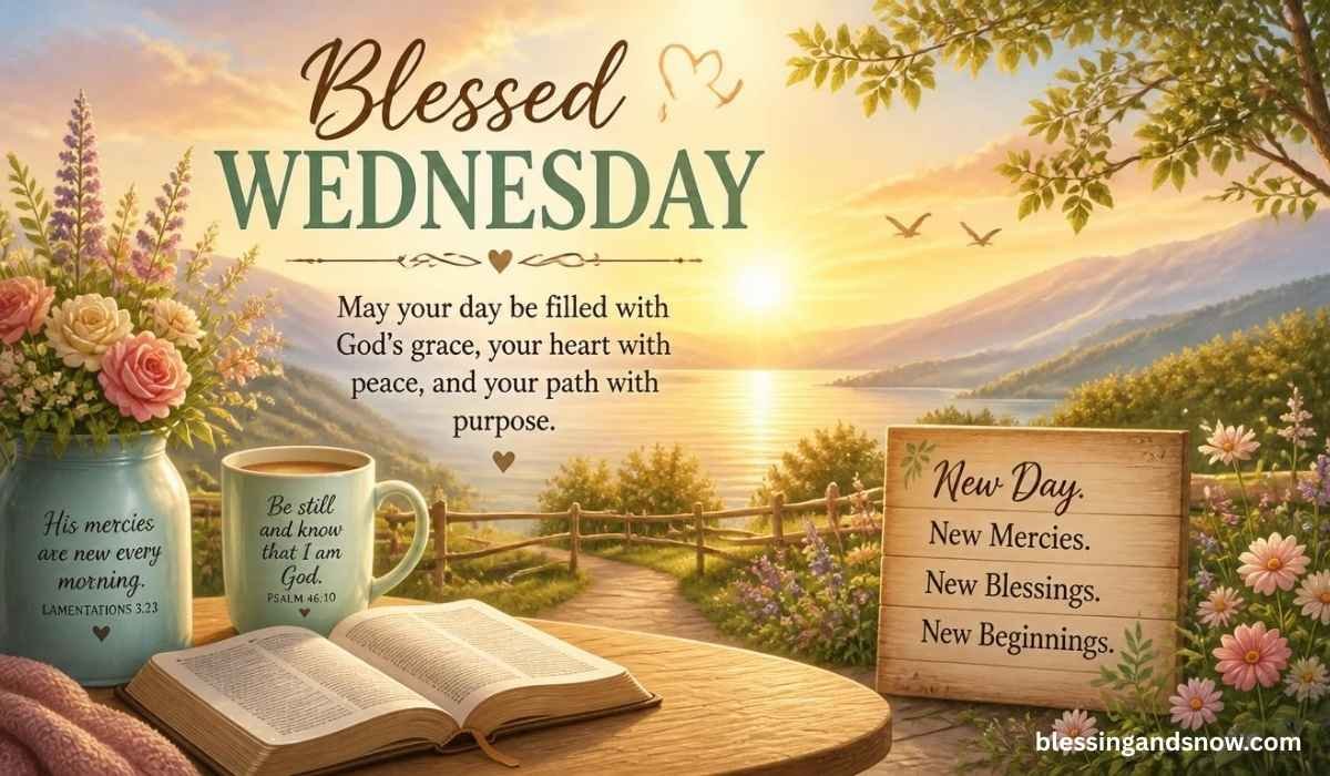Good Morning Wednesday Blessings