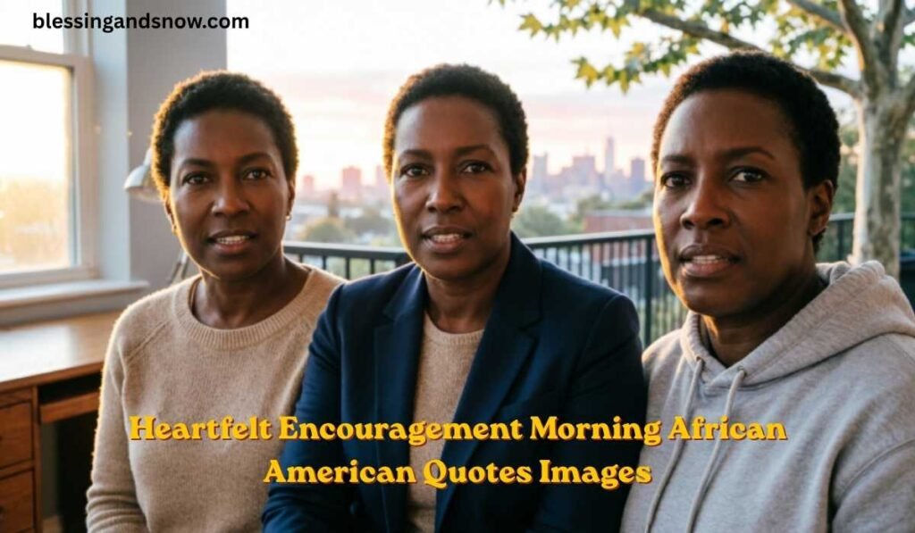 Heartfelt Encouragement Morning African American Quotes Images