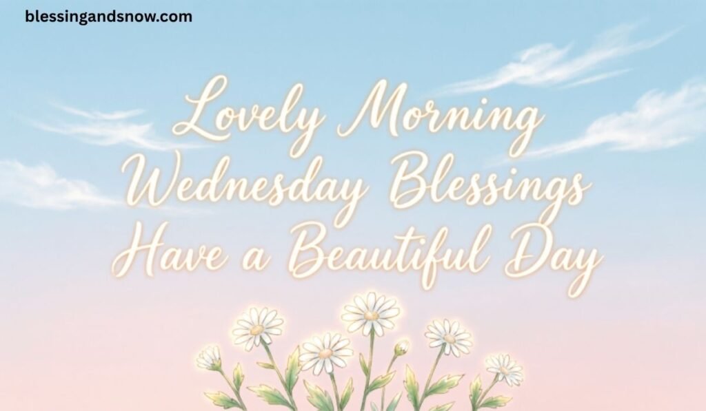 Lovely Morning Wednesday Blessings Quotes