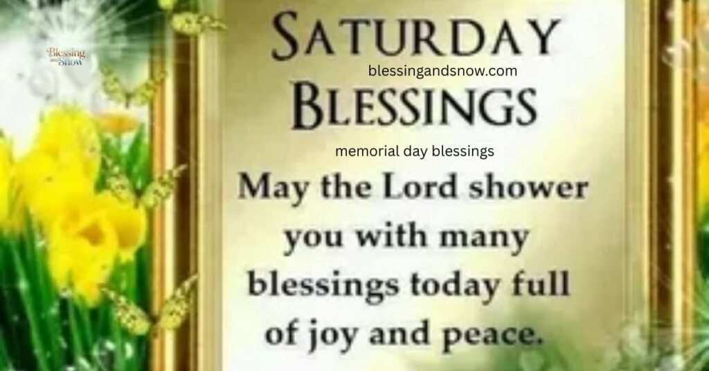 memorial day blessings