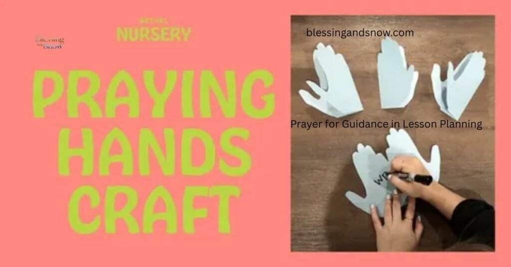 Prayer for Guidance in Lesson Planning