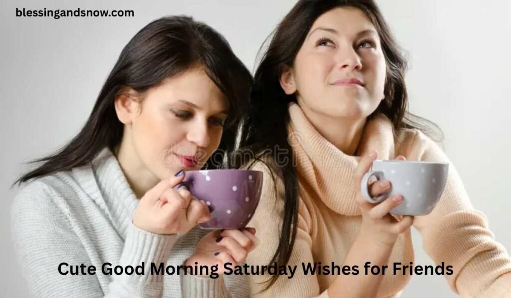 Cute Good Morning Saturday Wishes for Friends