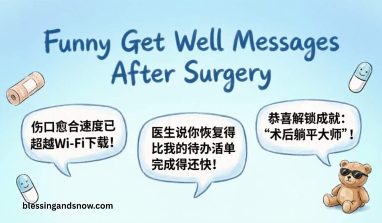 Funny Get Well Messages After Surgery