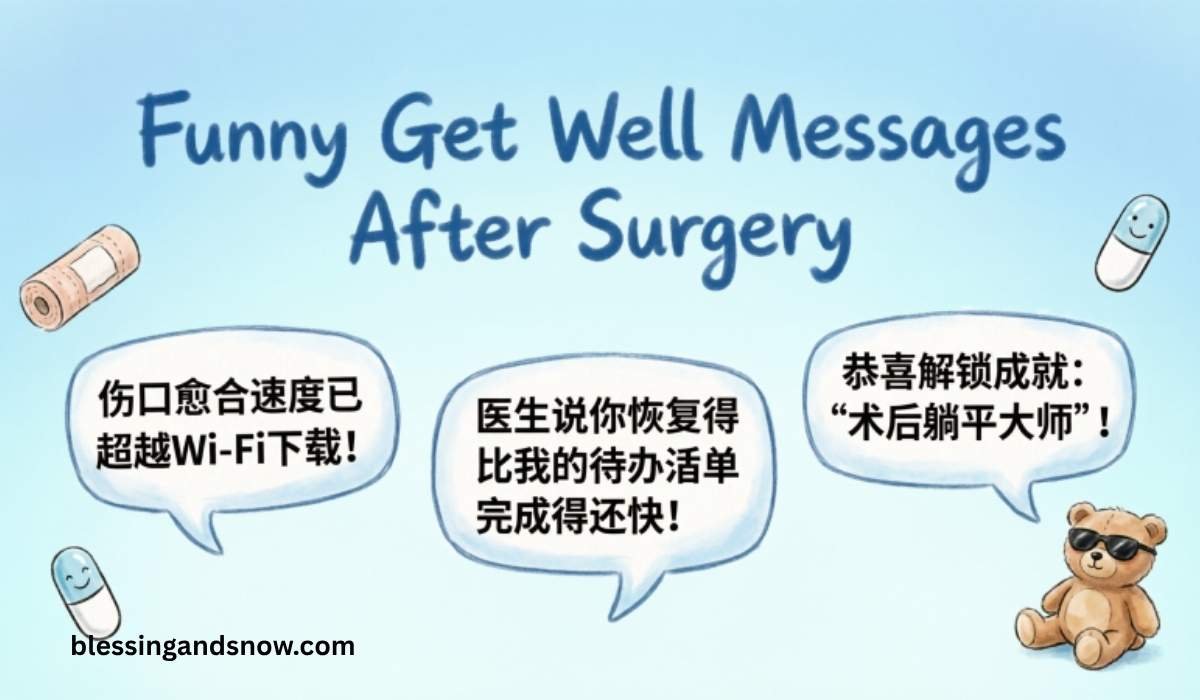 Funny Get Well Messages After Surgery
