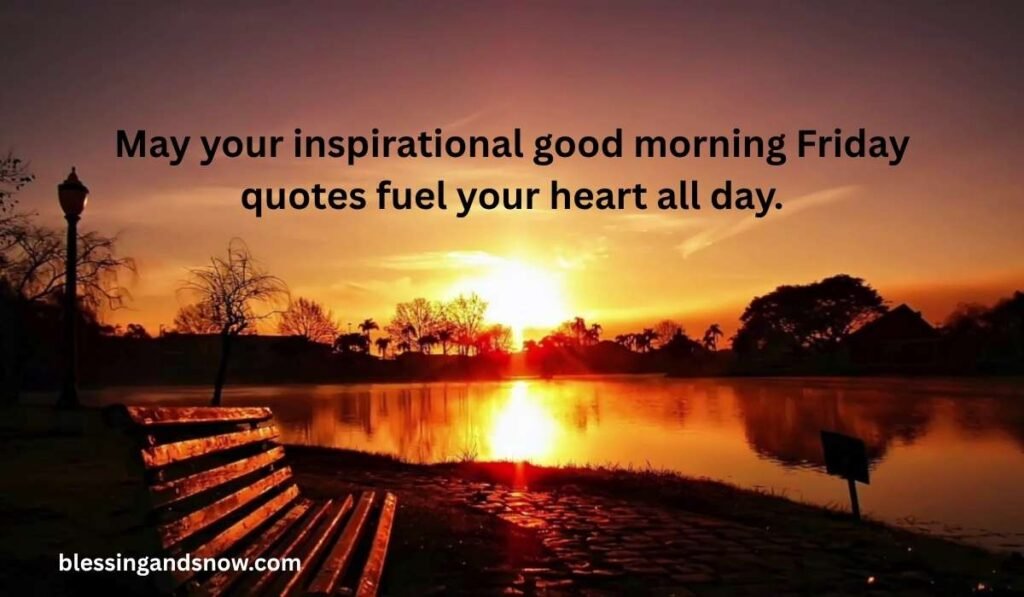 Good Morning Friday Blessings