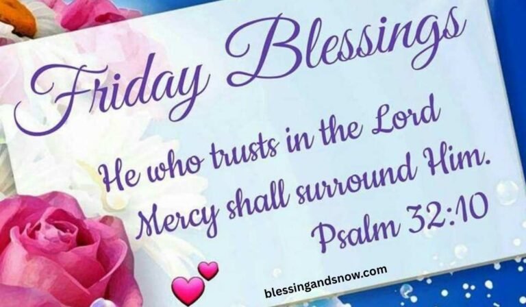 Good Morning Friday Blessings