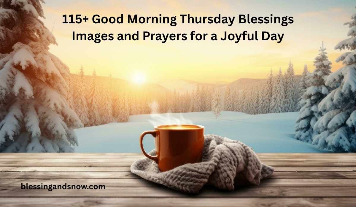 Good Morning Thursday Blessings