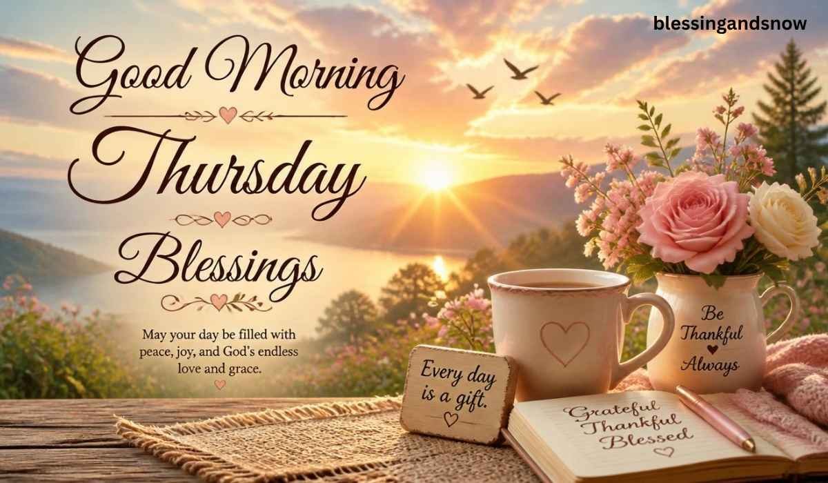 Good Morning Thursday Blessings