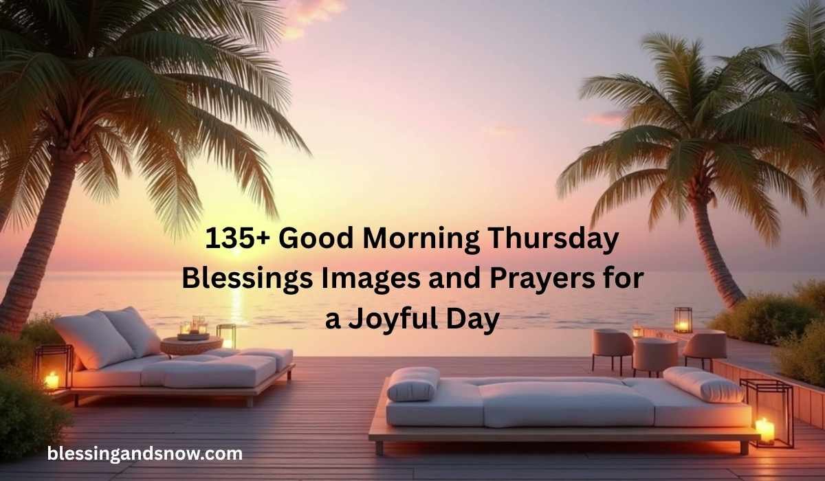 Good Morning Thursday Blessings Images