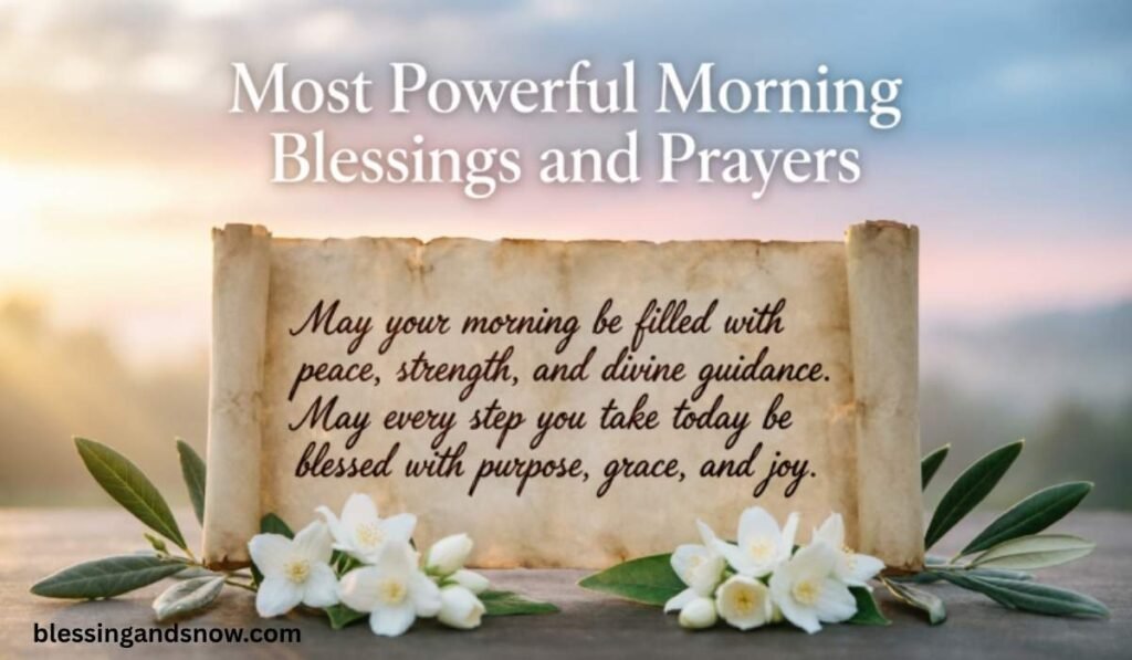 Most Powerful Morning Blessings and Prayers