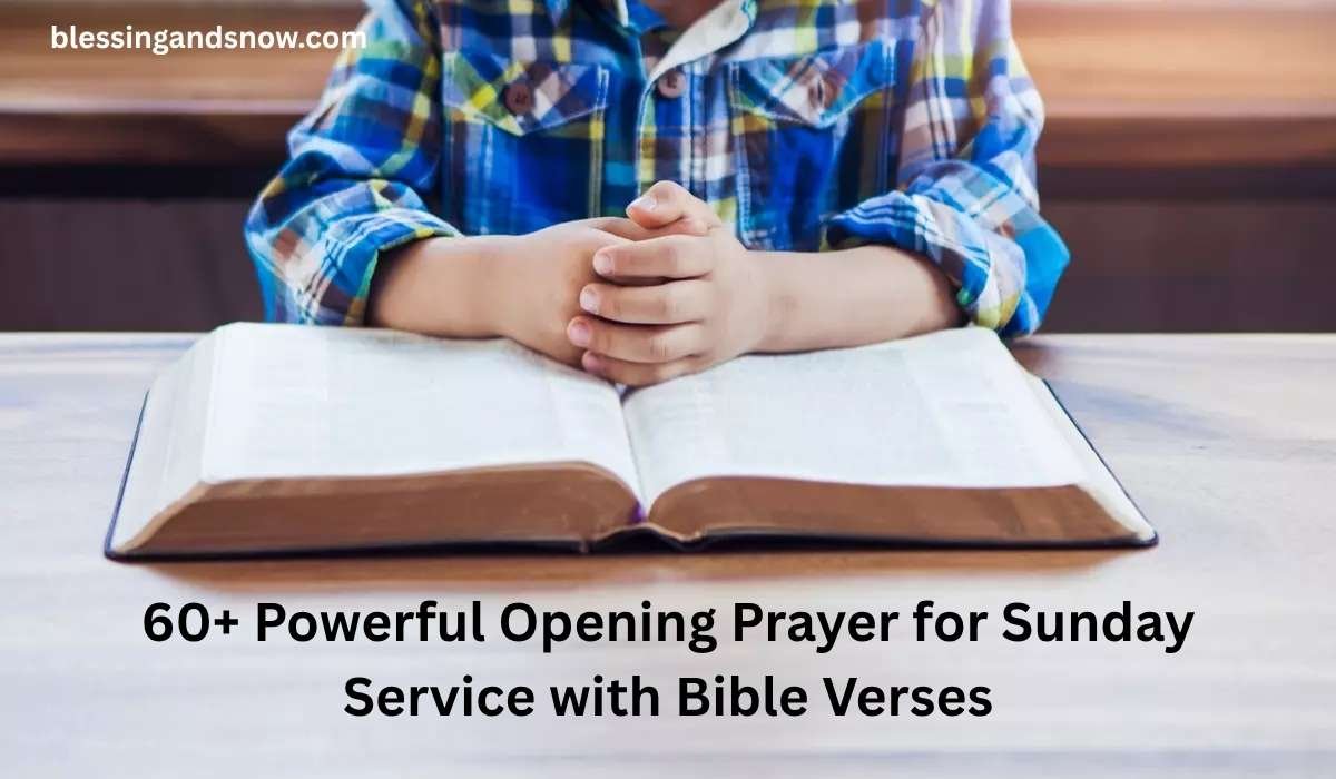 Opening Prayer for Sunday Service