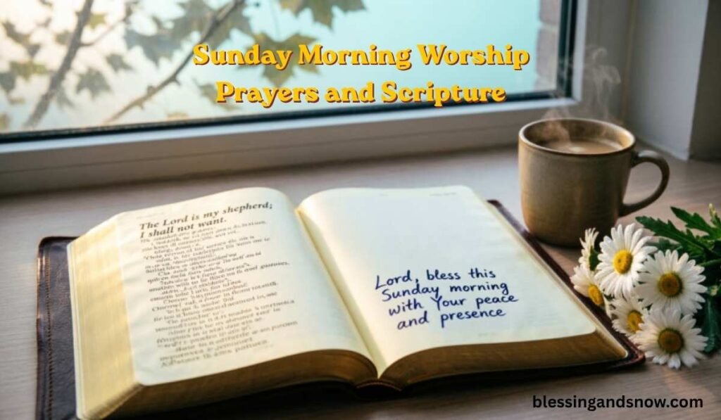 Sunday Morning Worship Prayers and Scripture