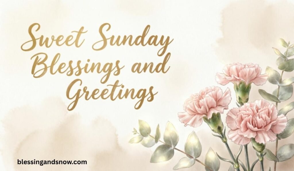 Sweet Sunday Blessings and Greetings