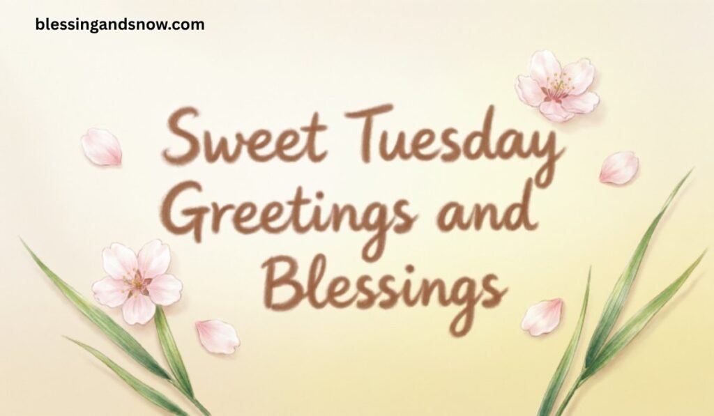 Sweet Tuesday Greetings and Blessings