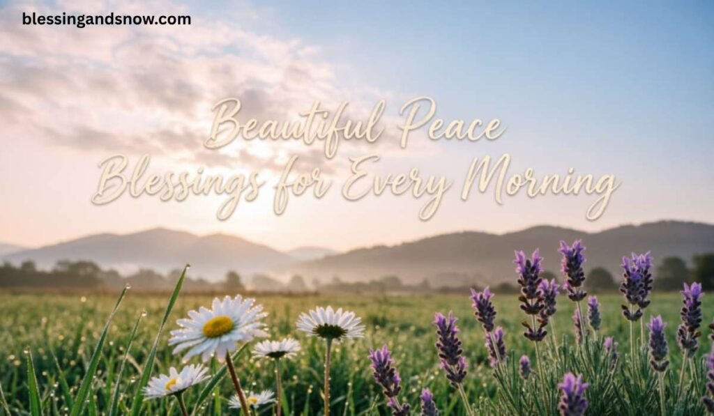 Beautiful Peace Blessings for Every Morning