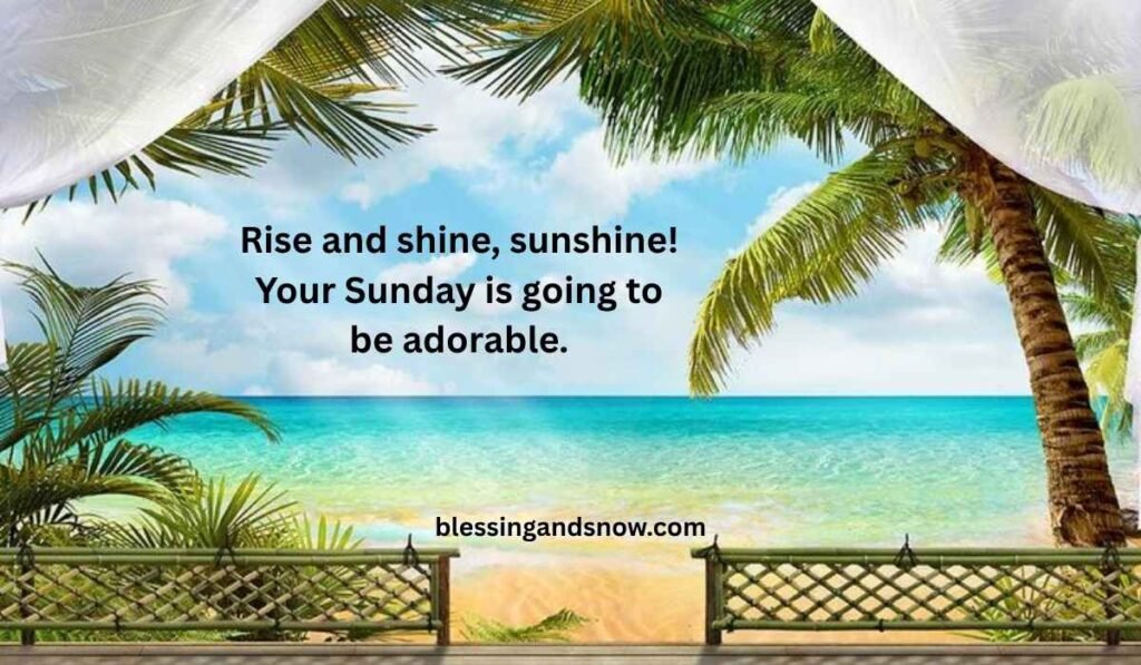 Cute Sunday Morning Greetings