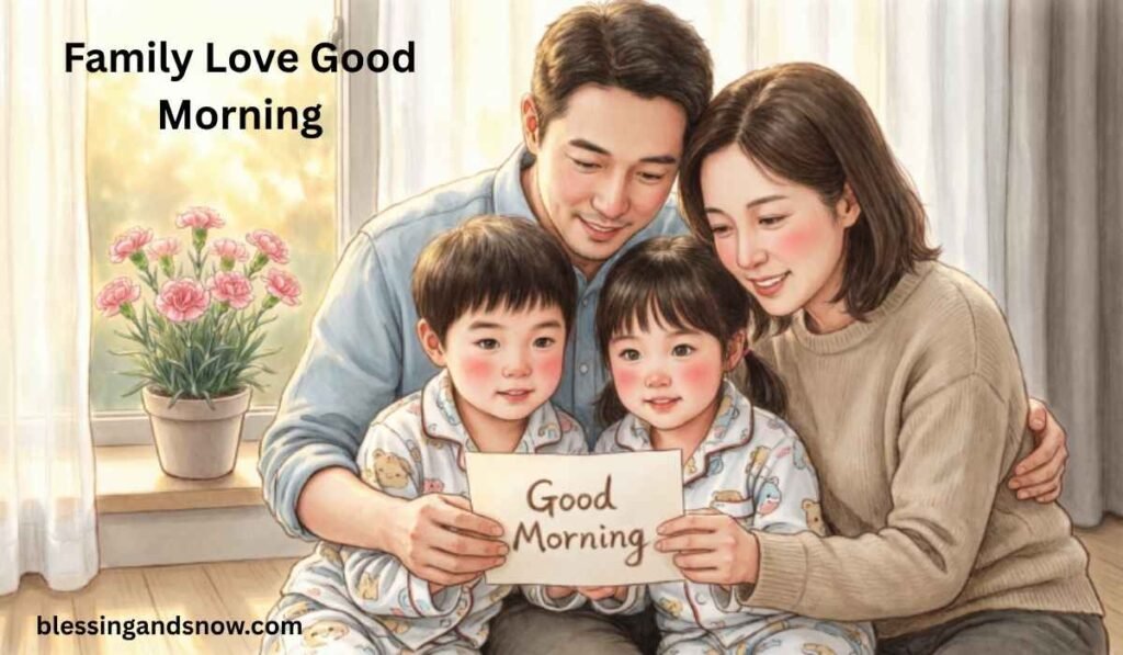 Family Love Good Morning