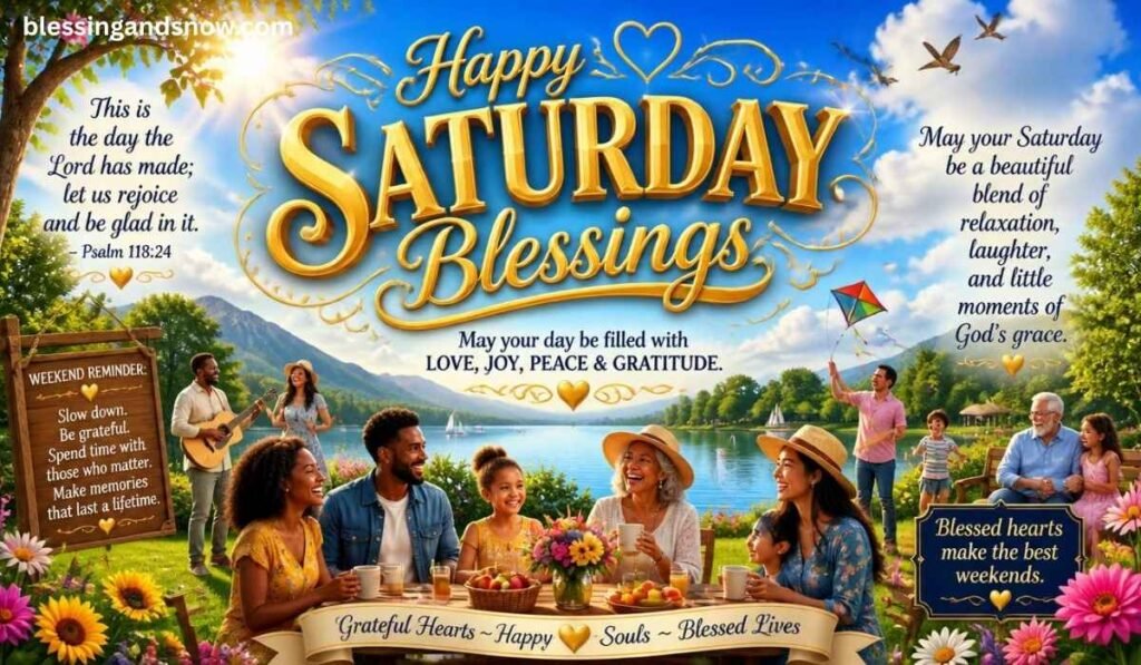 Happy Saturday Blessings