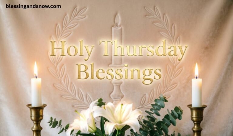 Holy Thursday Blessings