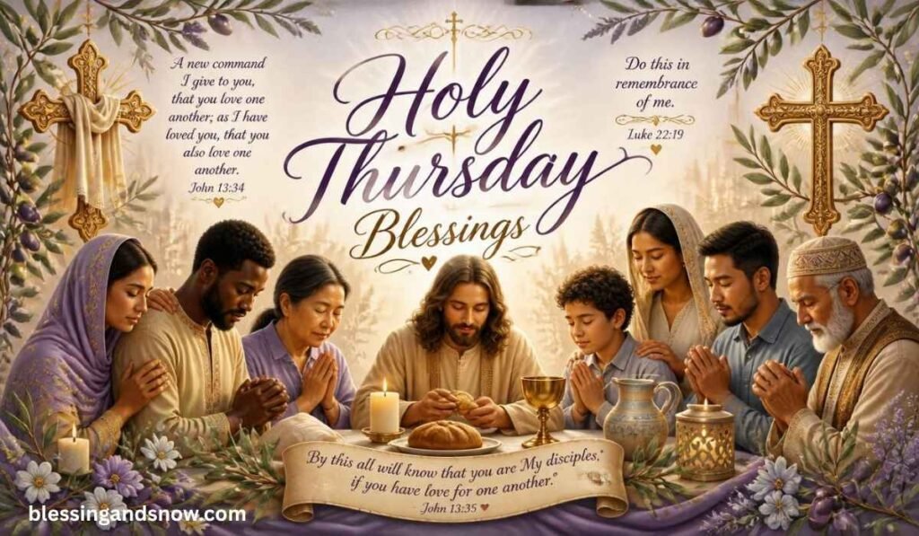 Holy Thursday Blessings Messages