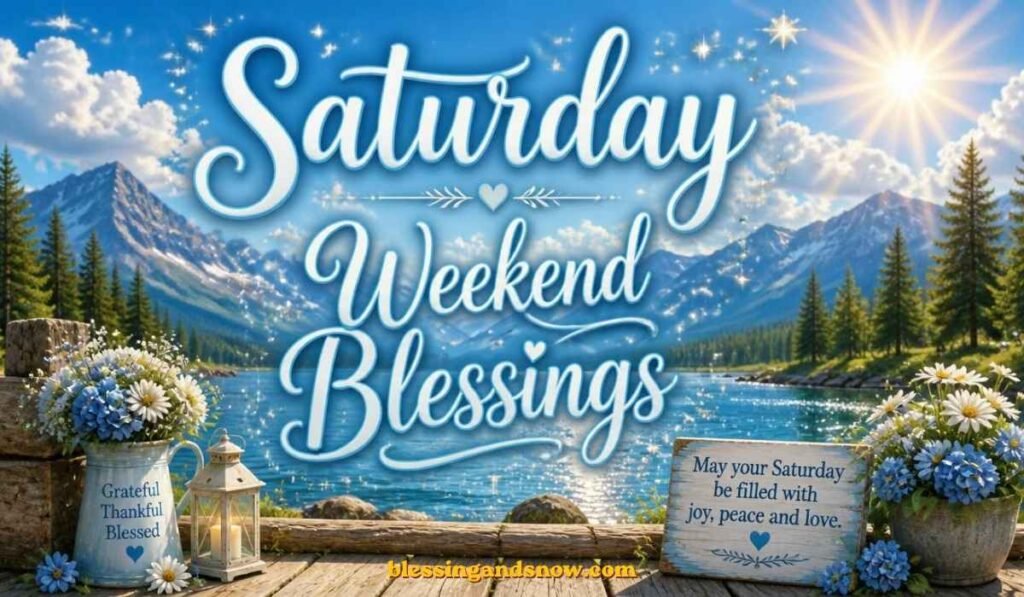 Inspirational Saturday Weekend Blessings