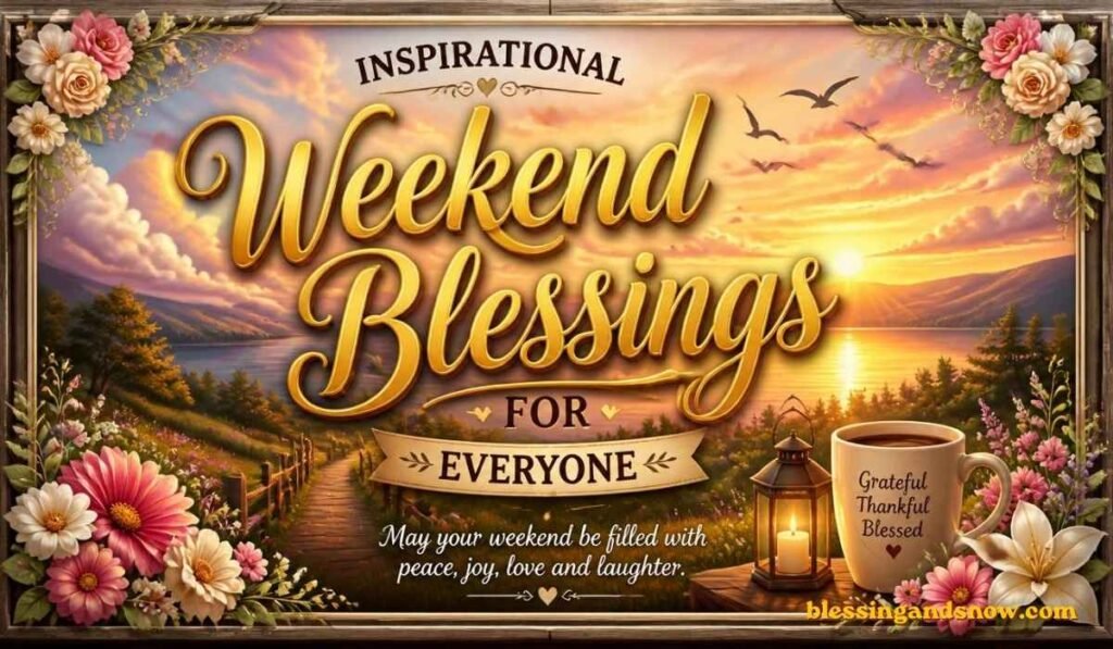 Inspirational Weekend Blessings for Everyone