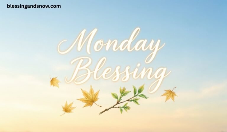 Monday Blessing