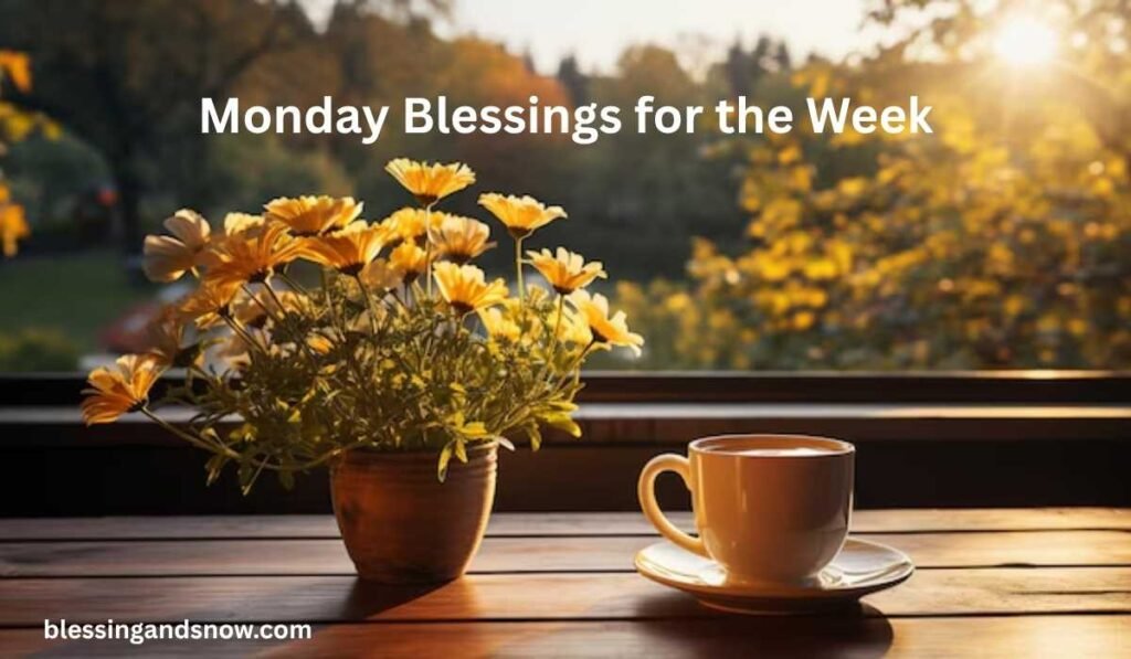 Monday Blessings for the Week