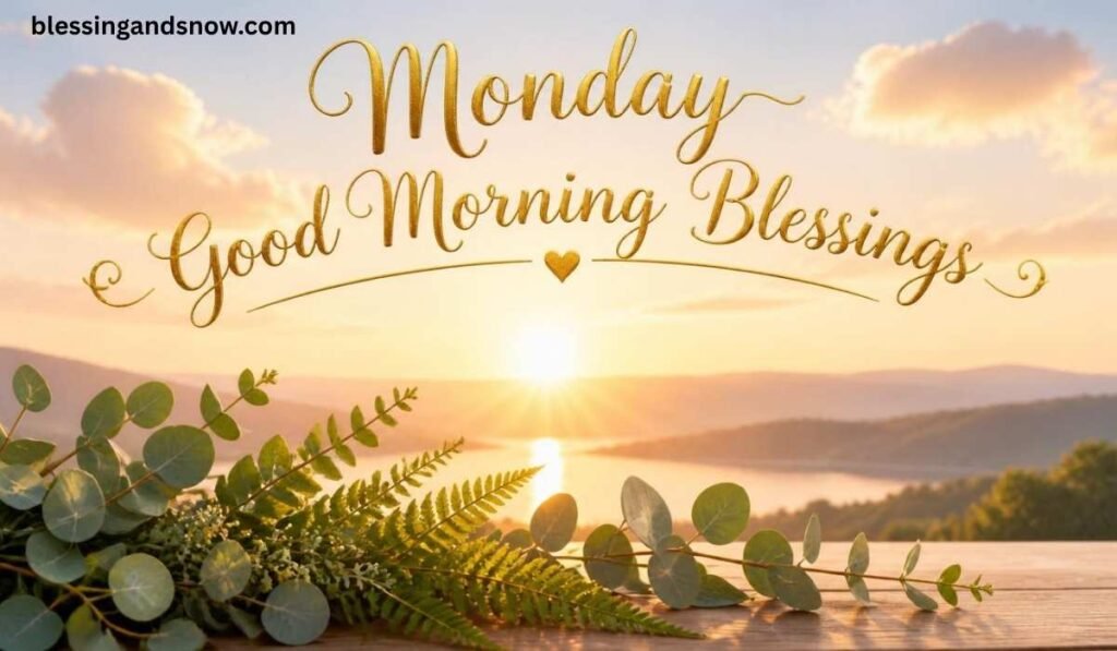 Monday Good Morning Blessings
