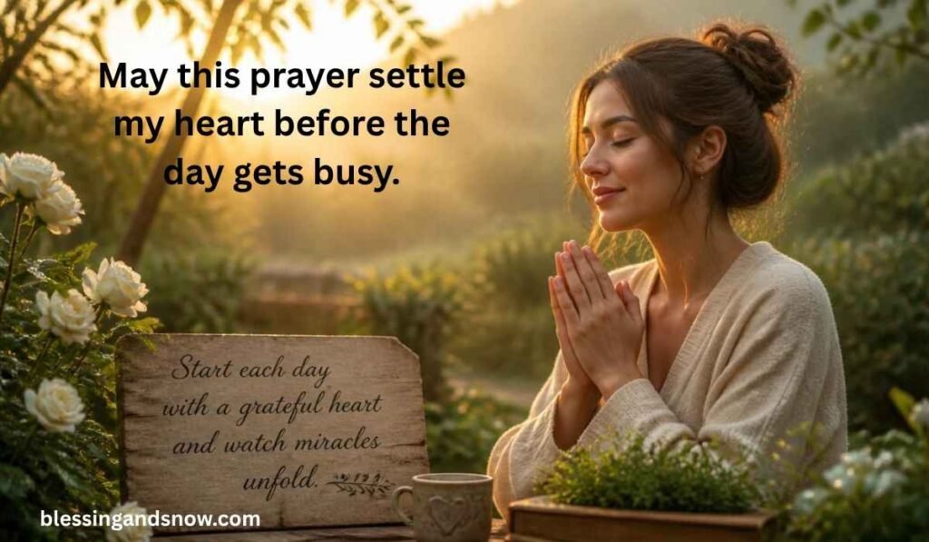 Morning Thursday Blessings Prayer
