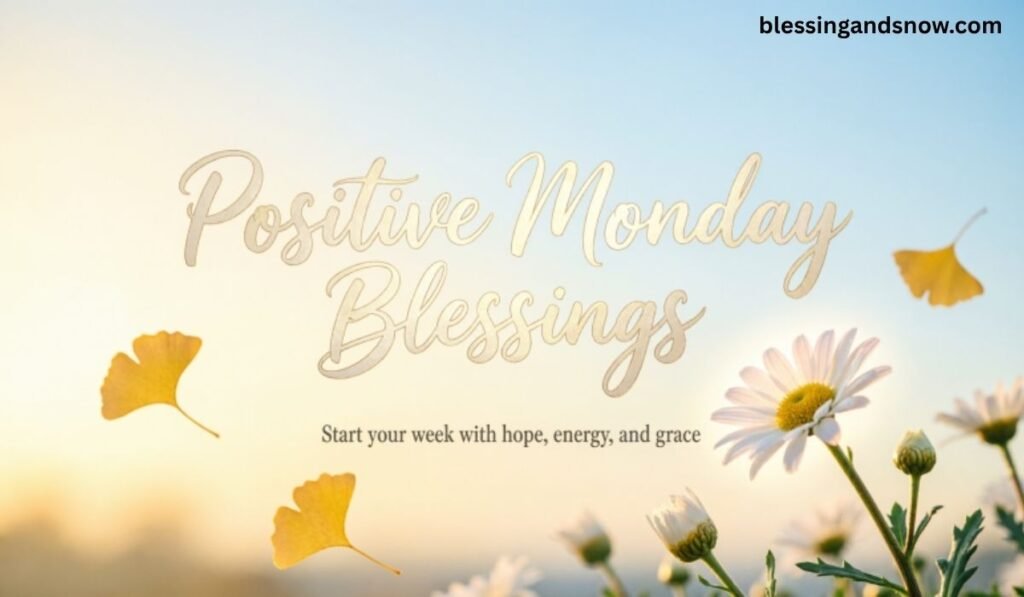 Positive Monday Blessings Quotes