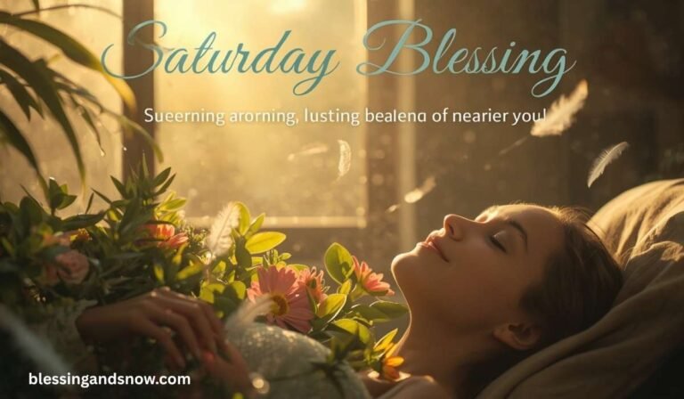 Saturday Blessing