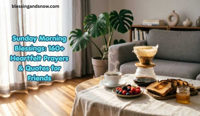 Sunday Morning Blessings