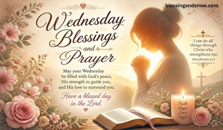 Wednesday Blessings and Prayer