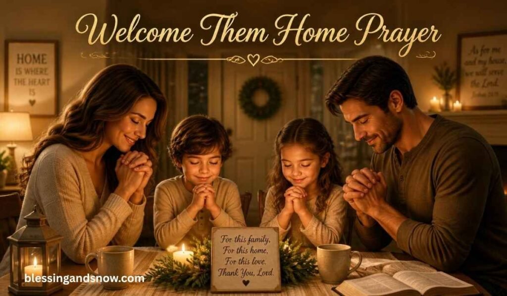 Welcome Them Home Prayer