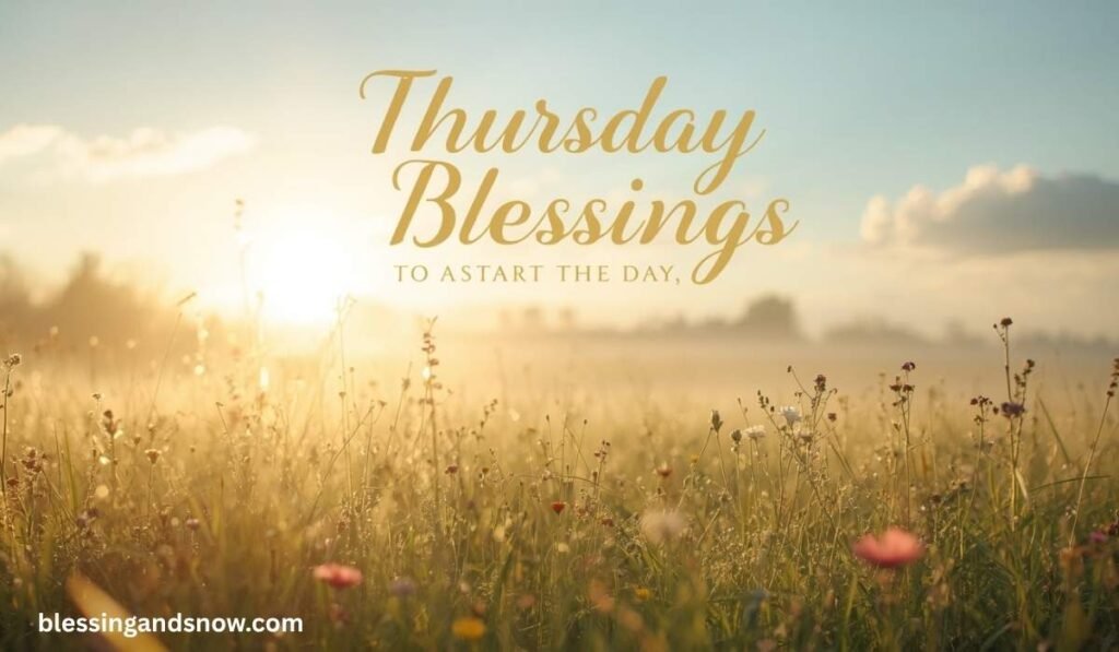 Beautiful Spiritual Inspiration Thursday Blessings to Start the Day