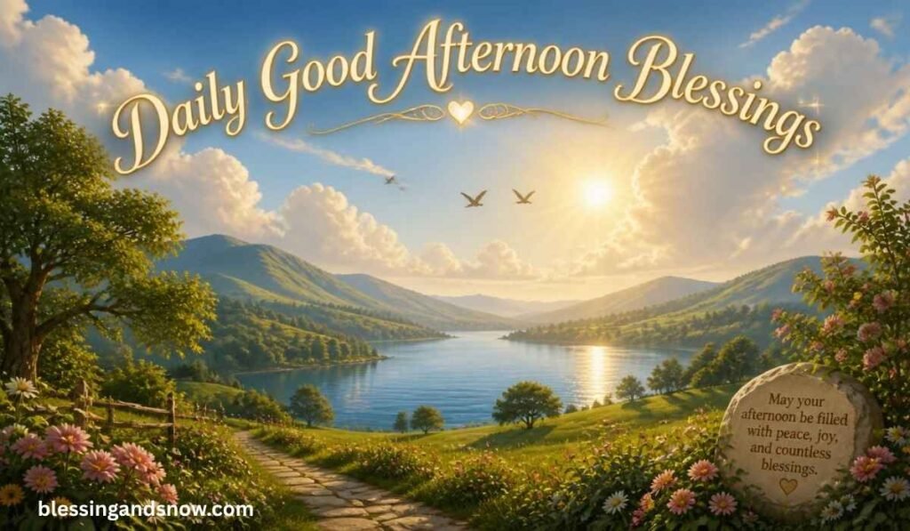 Daily Good Afternoon Blessings