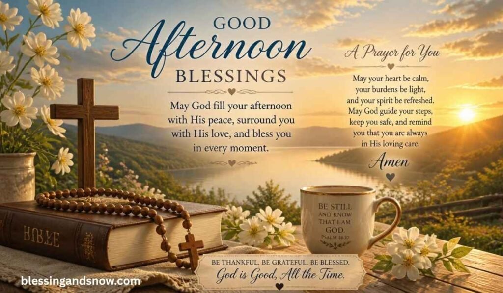 Good Afternoon Blessings and Prayers