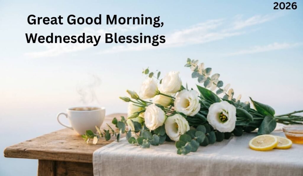 Great Good Morning, Wednesday Blessings
