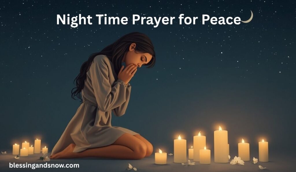 Night Time Prayer for Peace