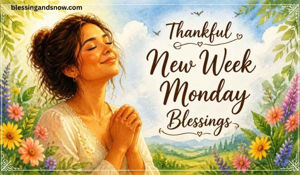 Thankful New Week Monday Blessings